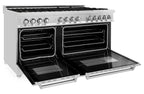 ZLINE 60 in. Professional Gas Range with Brass Burners and 7.6 cu. ft. Electric Oven in Stainless Steel (RA-BR-60)