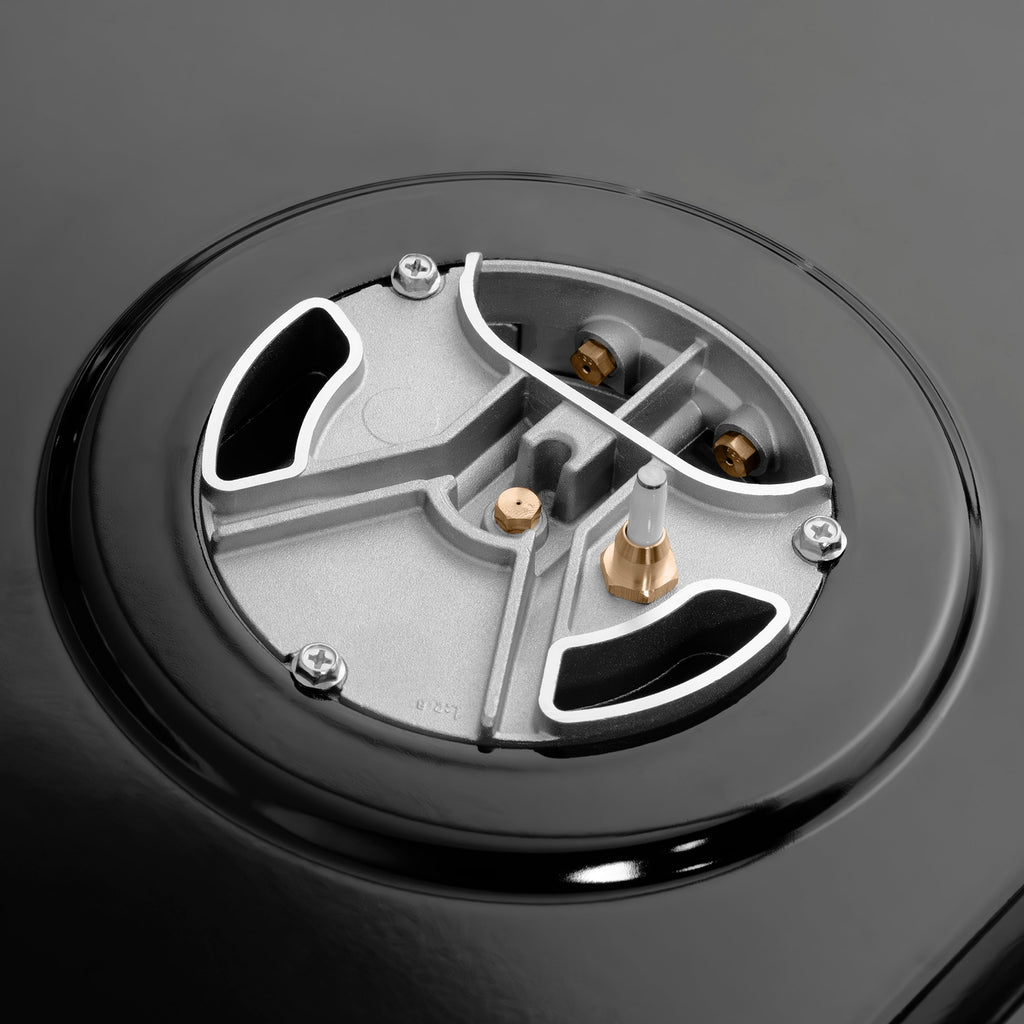 ZLINE 36 in. Dual Fuel Range 5.2 cu. ft. 6 Burner DuoPro™ Cooktop Electric Convection Oven Stainless Steel Polished Gold Accents (PSDRZ-36-KG)