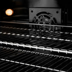 ZLINE 48 in. Dual Fuel Range 6.7 cu. ft. 8 Burner DuoPro Cooktop Dual Ovens Stainless Steel Polished Nickel Handles (PSDRZ-48-KPN)
