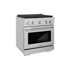 ZLINE 30-Inch Paramount Dual Fuel Range with 4 Gas Burners and 4.2 cu. ft. Electric Convection Oven, Stainless Steel, MODEL SDR30
