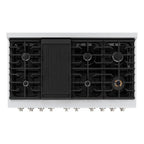 ZLINE 48 in. 6.7 cu. ft. Paramount Double Oven Dual Fuel Range with 8 Gas Burners, Stainless Steel (SDR48)