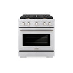 ZLINE Paramount 30 in. Gas Range with Convection Oven and 4 Brass Burners in Stainless Steel (SGR-BR-30)