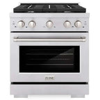 ZLINE 30-Inch Gas Range with Convection Oven, 4 Burners, Stainless Steel (SGR30)