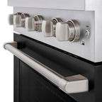 ZLINE 30 in. Gas Range 4.2 cu. ft. Convection Oven, 4 Burner DuoPro™ Cooktop, Black Matte Door (PSGR-BLM-30)