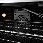 ZLINE 36 in. Gas Range 5.2 cu. ft. 6 Burner DuoPro™ Cooktop Convection Gas Oven Stainless Steel with Champagne Bronze Accents (PSGRZ-36-CB)