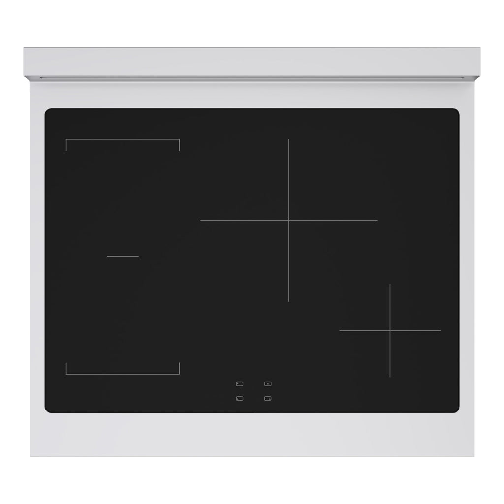ZLINE 30 in. Induction Range 4.2 cu. ft. Electric Convection Oven 4 Elements Stainless Steel Black Matte Door (SINR-BLM-30)