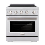ZLINE 30 in Induction Range 4.2 cu. ft. 4 Element Cooktop Electric Oven Stainless Steel (SINR30)