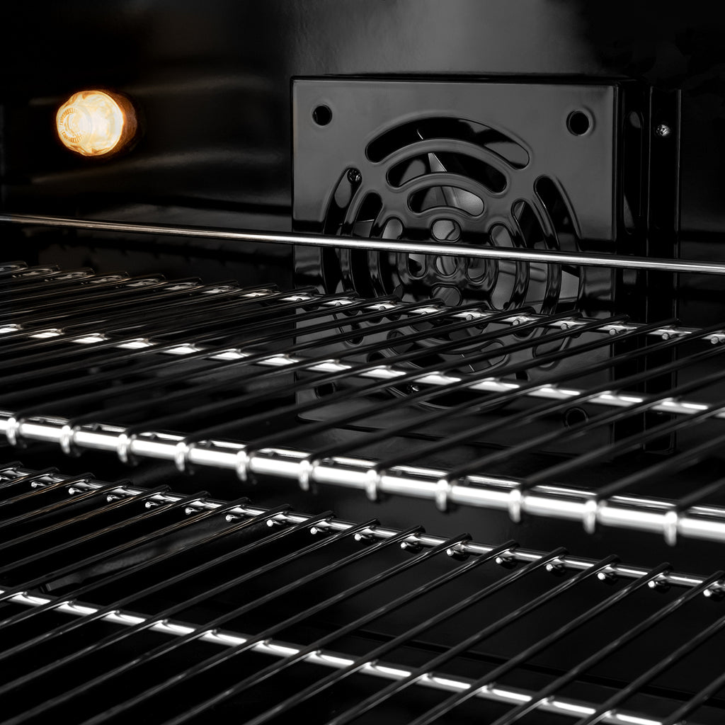 ZLINE 36 in. Induction Range 5.2 cu. ft. Electric Oven 5 Element Cooktop Satin Stainless Steel Polished Gold Accents (SINRSZ-36-G)