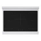 ZLINE 36 in. Induction Range 5.2 cu. ft. 5 Element Cooktop Electric Oven Stainless Steel Champagne Bronze Accents (SINRZ-36-CB)