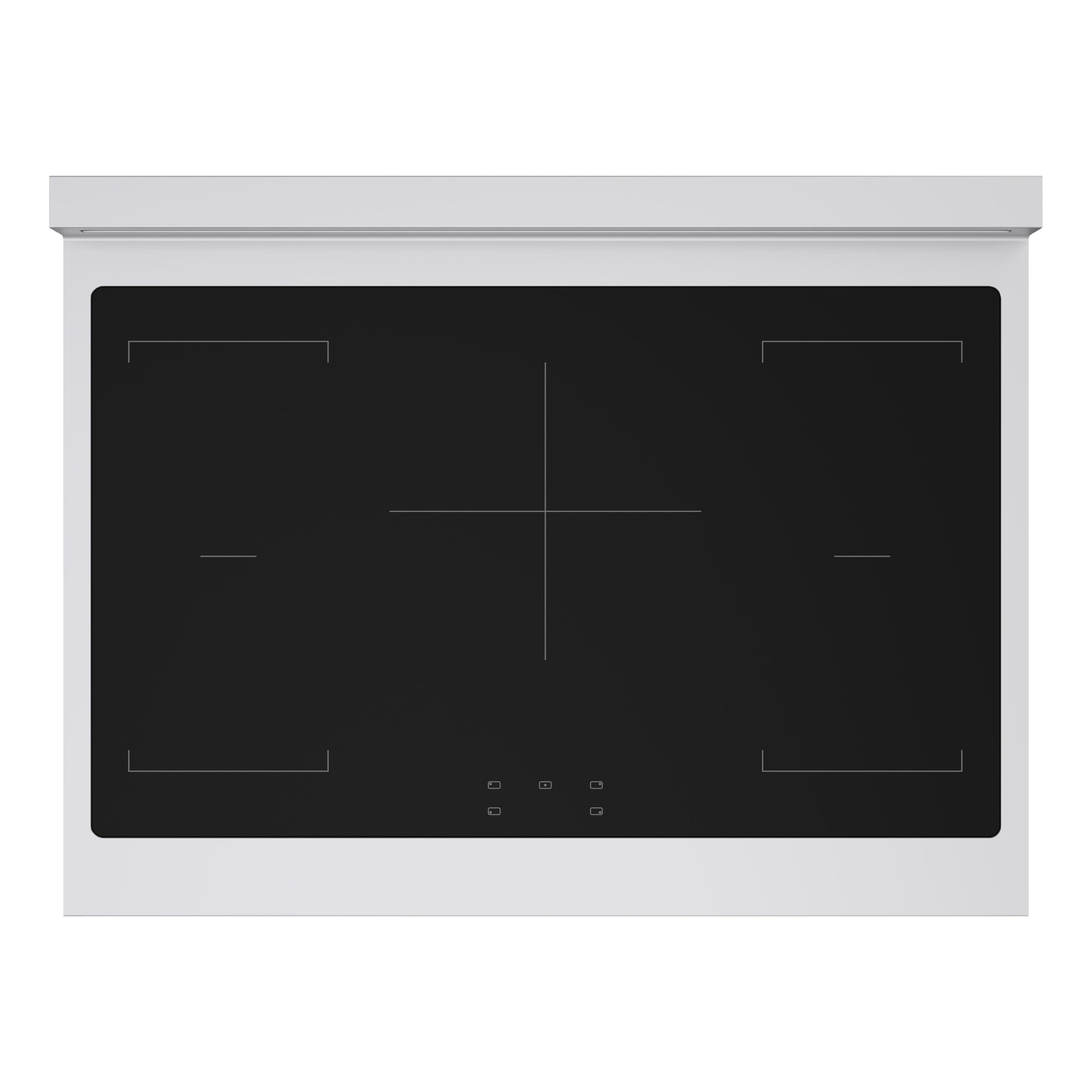 ZLINE 36 in Induction Range 5.2 cu. ft. 5 Element Cooktop Electric Oven Stainless Steel Gold Accents (SINRZ-36-G)