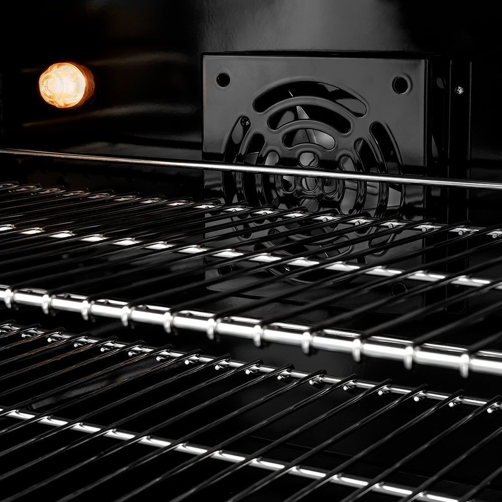 ZLINE 30 in. Induction Range 4.2 cu. ft. 4 Element Cooktop Electric Convection Oven Stainless Steel Matte Black Accents (SINRZ-30-MB)