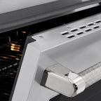 ZLINE 36 in. Induction Range 5.2 cu. ft. 5 Element Cooktop Electric Convection Oven Stainless Steel Polished Nickel Accents (SINRZ-36-KPN)