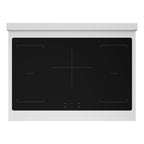 ZLINE 36 in. Induction Range 5.2 cu. ft. 5 Element Cooktop Electric Convection Oven Stainless Steel Polished Nickel Accents (SINRZ-36-KPN)