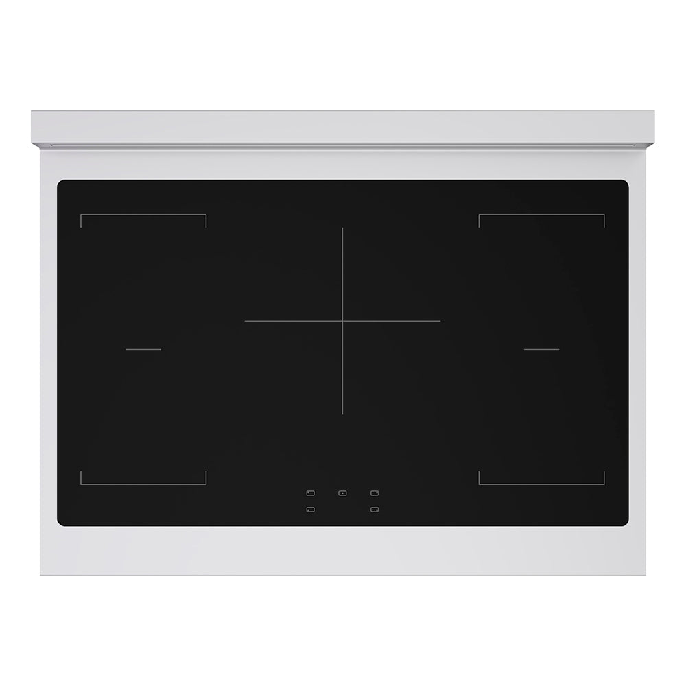 ZLINE 36 in. Induction Range 5.2 cu. ft. 5 Element Cooktop Electric Convection Oven Stainless Steel Matte Black Accents (SINRZ-36-MB)
