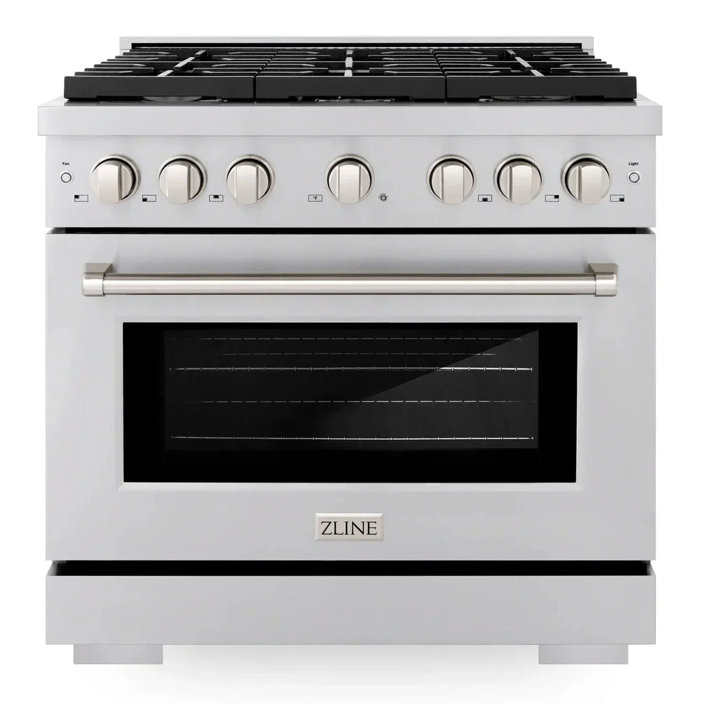 ZLINE Paramount 36-Inch Gas Range with 6 Burners, Convection Oven, Stainless Steel (SGR36)