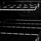 ZLINE 24 in. Dual Fuel Range with Gas Burners and Electric Oven in Stainless Steel with Brass Burners (RA-BR-24)
