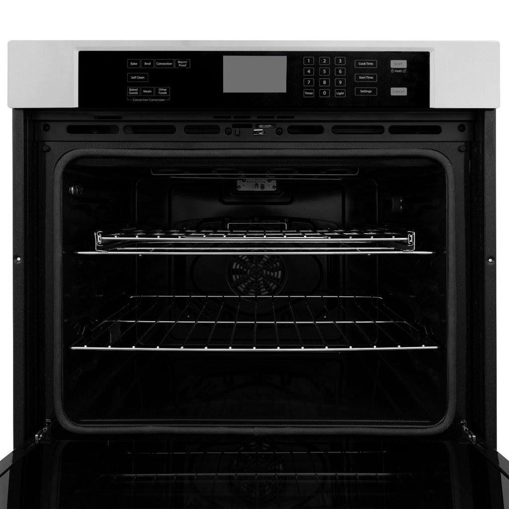 ZLINE Kitchen Appliance Package with 48 in. Stainless Steel Rangetop and 30 in. Single Wall Oven, 2KP-RTAWS48