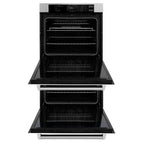 ZLINE 30" Professional Double Wall Oven with Air Fry and Self-Clean in Stainless Steel with White Matte Door, WAD-WM-30