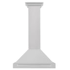 ZLINE 30 Inch Wall Mount Range Hood Convertible Satin Stainless Steel Stainless Steel Handle (KB4SNX-30)