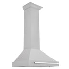 ZLINE 30 Inch Wall Mount Range Hood Convertible Satin Stainless Steel Stainless Steel Handle (KB4SNX-30)