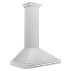 ZLINE 36 Inch Wall Mount Range Hood Convertible Satin Stainless Steel 400 CFM Stainless Steel Handle (KB4SNX-36)