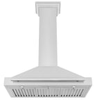 ZLINE 36 Inch Wall Mount Range Hood Stainless Steel 400 CFM Stainless Steel Handle (KB4STX-36)