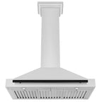 ZLINE 36 Inch Range Hood Stainless Steel Autograph Edition Matte Black Handle (KB4STZ-36-MB)