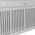 ZLINE 36 in. Wall Mount Range Hood Stainless Steel White Matte Shell Black Handle Autograph Edition (KB4STZ-WM36-MB)