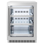 ZLINE 24" Touchstone 151 Can Beverage Fridge with Stainless Steel Glass Door,  RBSO-GS-24