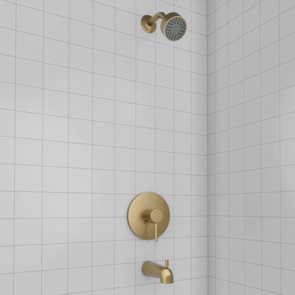 ZLINE Rubicon Elegant Shower System in Champagne Bronze, RBCN1-SHS-CB