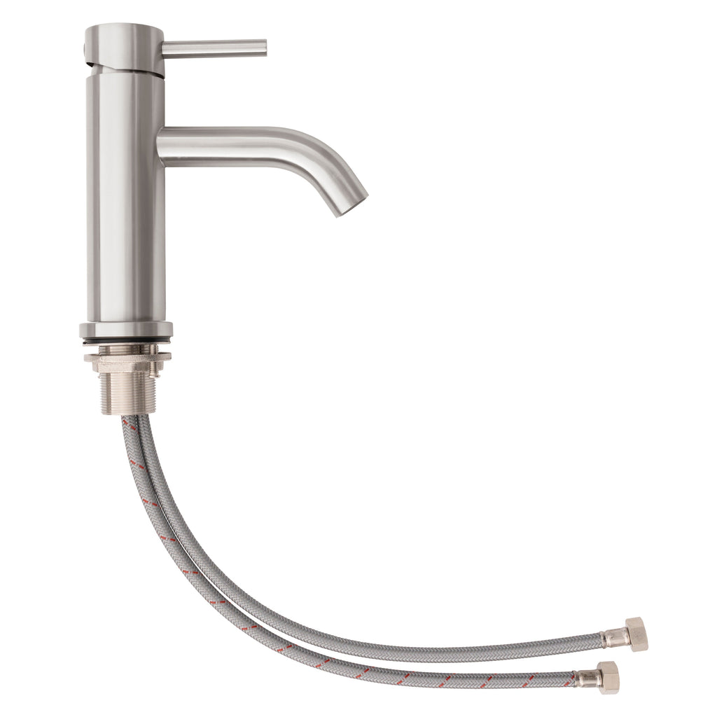 ZLINE Rubicon Elegant Single Handle Bath Faucet in Brushed Nickel, RBCN1-BF-BN