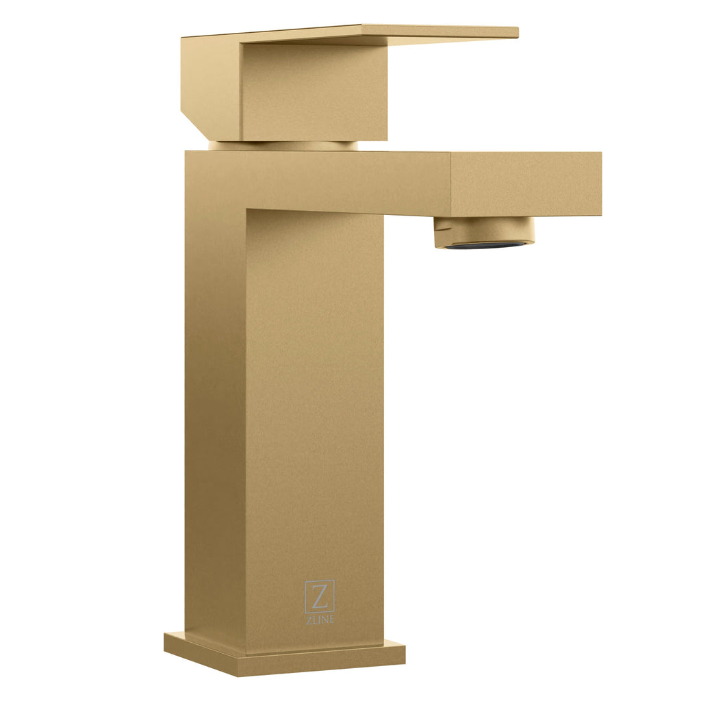 ZLINE Rubicon Modern Single Handle Bath Faucet in Champagne Bronze, RBCN2-BF-CB