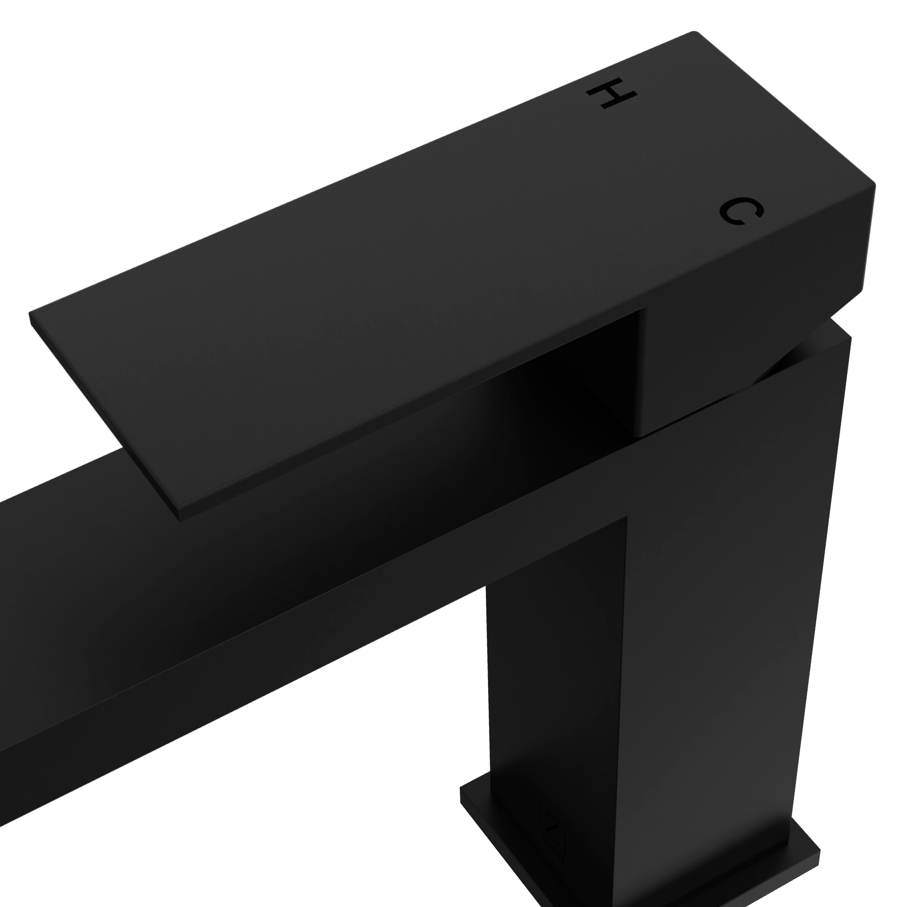 ZLINE Rubicon Modern Single Handle Bath Faucet in Matte Black, RBCN2-BF-MB