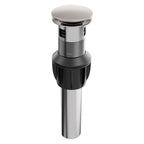 ZLINE Rubicon Push Button Drain in Brushed Nickel, RBCN1-PDO-BN