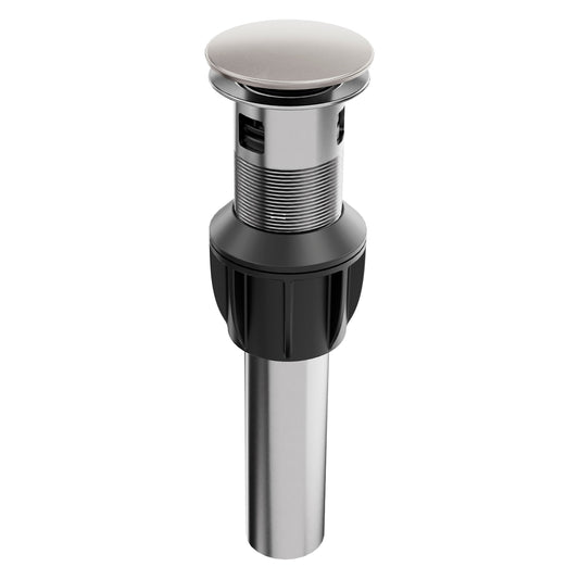 ZLINE Rubicon Push Button Drain in Brushed Nickel, RBCN1-PDO-BN