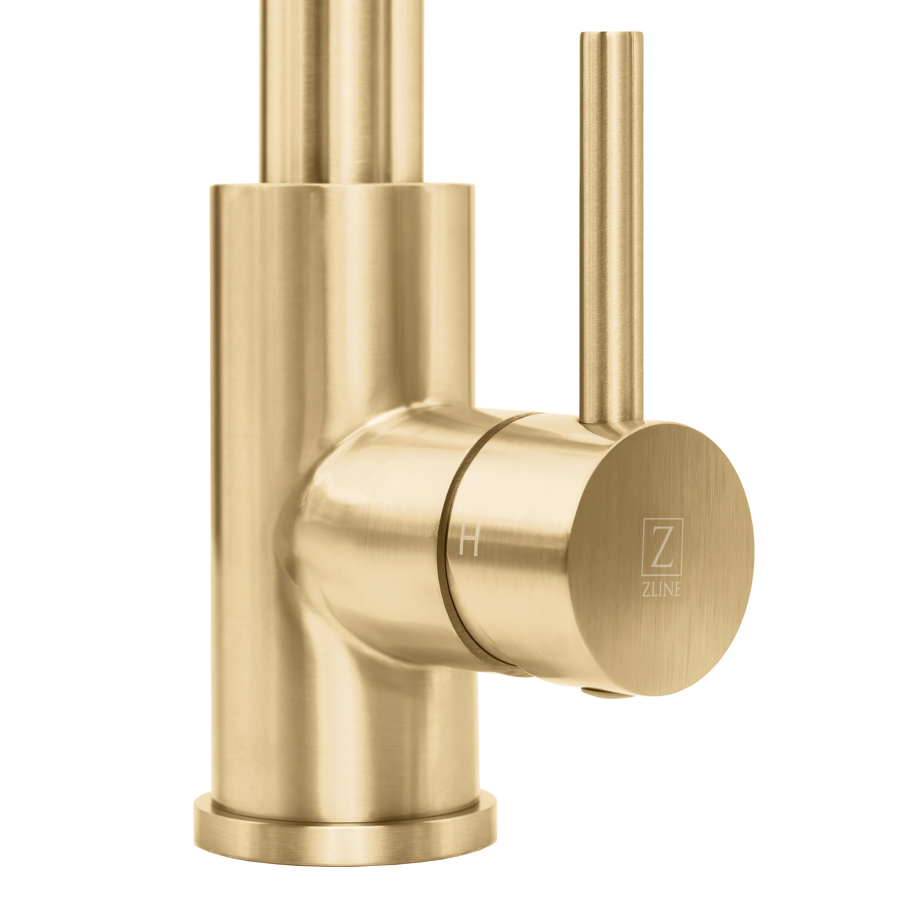 ZLINE Rubicon Pull Down Single Handle Kitchen Faucet in Champagne Bronze, RBCN1-KF-CB