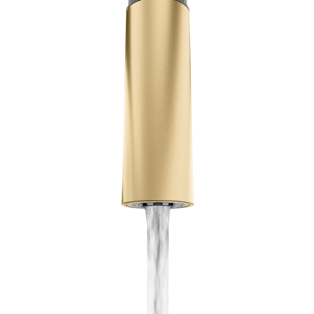 ZLINE Rubicon Pull Down Single Handle Kitchen Faucet in Champagne Bronze, RBCN1-KF-CB