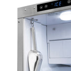 ZLINE 15" Touchstone Gourmet Ice Maker with Drain Pump and Hand Hammered Copper Door, IGMD-HH-15