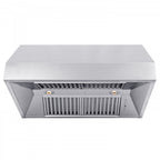 ZLINE 36-Inch Under Cabinet Range Hood, Satin Stainless Steel, Convertible Ventilation, 8685S-36