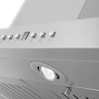 ZLINE 30 in. Island Mount Range Hood 400 CFM Stainless Steel CrownSound Bluetooth Built-in Speakers (GL2iCRN-BT-30)