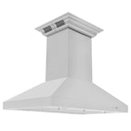 ZLINE 42" Island Mount Range Hood 400 CFM Stainless Steel CrownSound Bluetooth Speakers (KL3iCRN-BT-42)