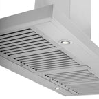 ZLINE 42" Island Mount Range Hood 400 CFM Stainless Steel CrownSound Bluetooth Speakers (KL3iCRN-BT-42)
