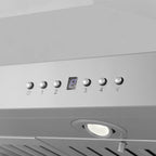 ZLINE 42" Island Mount Range Hood 400 CFM Stainless Steel CrownSound Bluetooth Speakers (KL3iCRN-BT-42)