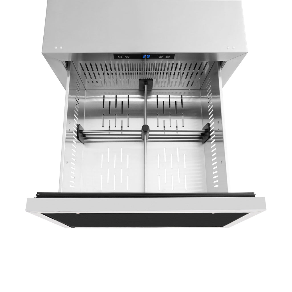 ZLINE 24 in. Refrigerator Drawer 168 Can Capacity Outdoor Rated Panel Ready Touchstone Series (RDSPO-24)