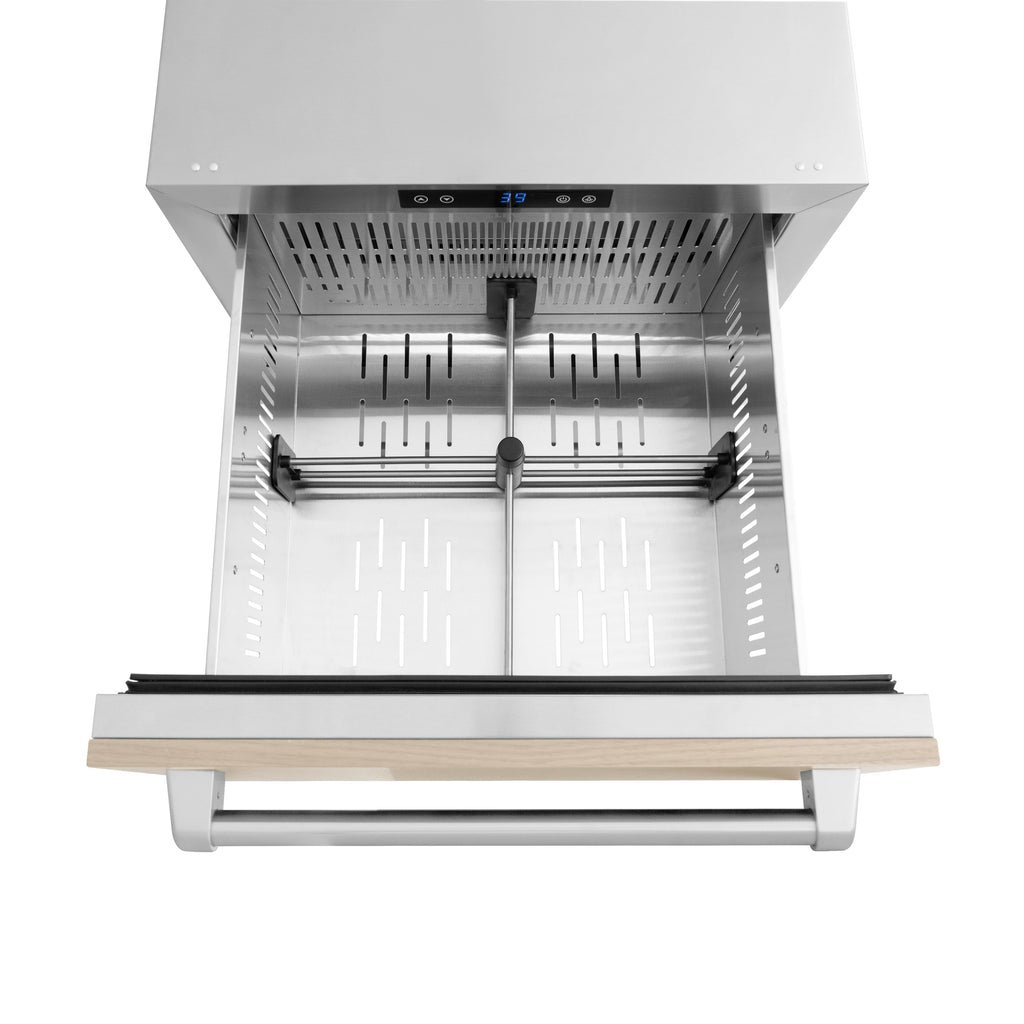ZLINE 24 in. Refrigerator Drawer 168 Can Capacity Outdoor Rated Panel Ready Touchstone Series (RDSPO-24)