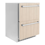 ZLINE 24 in. Refrigerator Drawer 168 Can Capacity Outdoor Rated Panel Ready Touchstone Series (RDSPO-24)