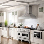 ZLINE Legacy 48-Inch Dual Fuel Range with 7 Gas Burners and Double Electric Ovens, Satin Stainless Steel (RAS-SN-48)