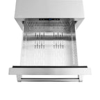 ZLINE 24-Inch Outdoor Refrigerator Drawer 4.6 Cu. Ft. Capacity Stainless Steel Dual Drawer 168-Can Storage (RDSO-ST-24)