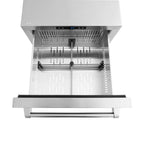 ZLINE 24-Inch Outdoor Refrigerator Drawer 4.6 Cu. Ft. Capacity Stainless Steel Dual Drawer 168-Can Storage (RDSO-ST-24)