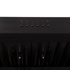 ZLINE 36 in. Under Cabinet Range Hood, 600 CFM, Ducted, Black Stainless Steel (BS623-36)